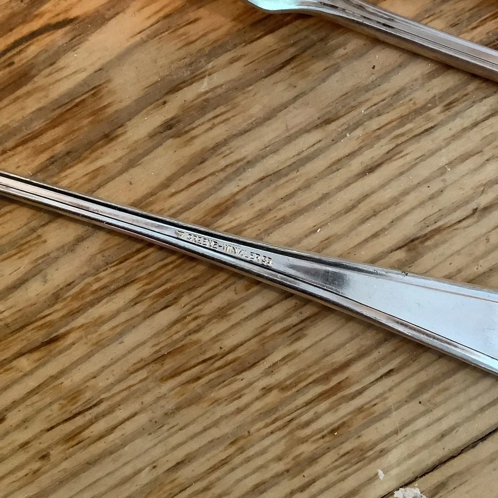 Antique Vintage Set of 5 Cocktail Forks